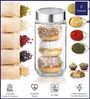1 Ltr Glass Storage Container with See through Airtight Lid