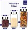 1 Ltr Glass Storage Container with See through Airtight Lid