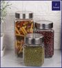1 Ltr Glass Storage Container with See through Airtight Lid