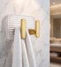 Golden 2-in-1 Self Adhesive Kitchen Wall Hook
