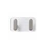 Silver 2-in-1 Self Adhesive Kitchen Wall Hook