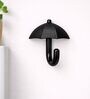 1 Pc Black Metal Umbrella Wall Hook