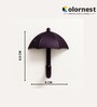 1 Pc Purple Metal Umbrella Wall Hook