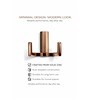 1 Pc Rose Gold Metal Double Wall Hook