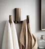 1 Pc Rose Gold Metal Double Wall Hook