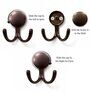 1 Pc Rose Gold Metal Round Wall Hook