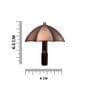 1 Pc Rose Gold Metal Umbrella Wall Hook