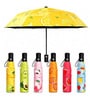 Assorted Fruit Print Compact Travel Umbrella