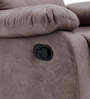 Casey Fabric 1 Seater Manual Recliner In Brown Colour