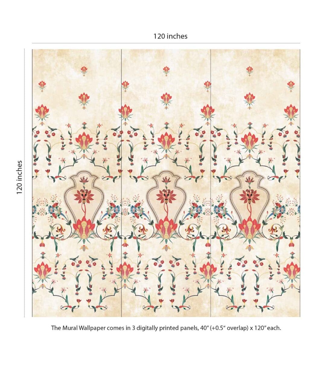 10 feet mughal motifs wallpaper by design by metamorph 10 feet mughal motifs wallpaper by design by qsa5ng