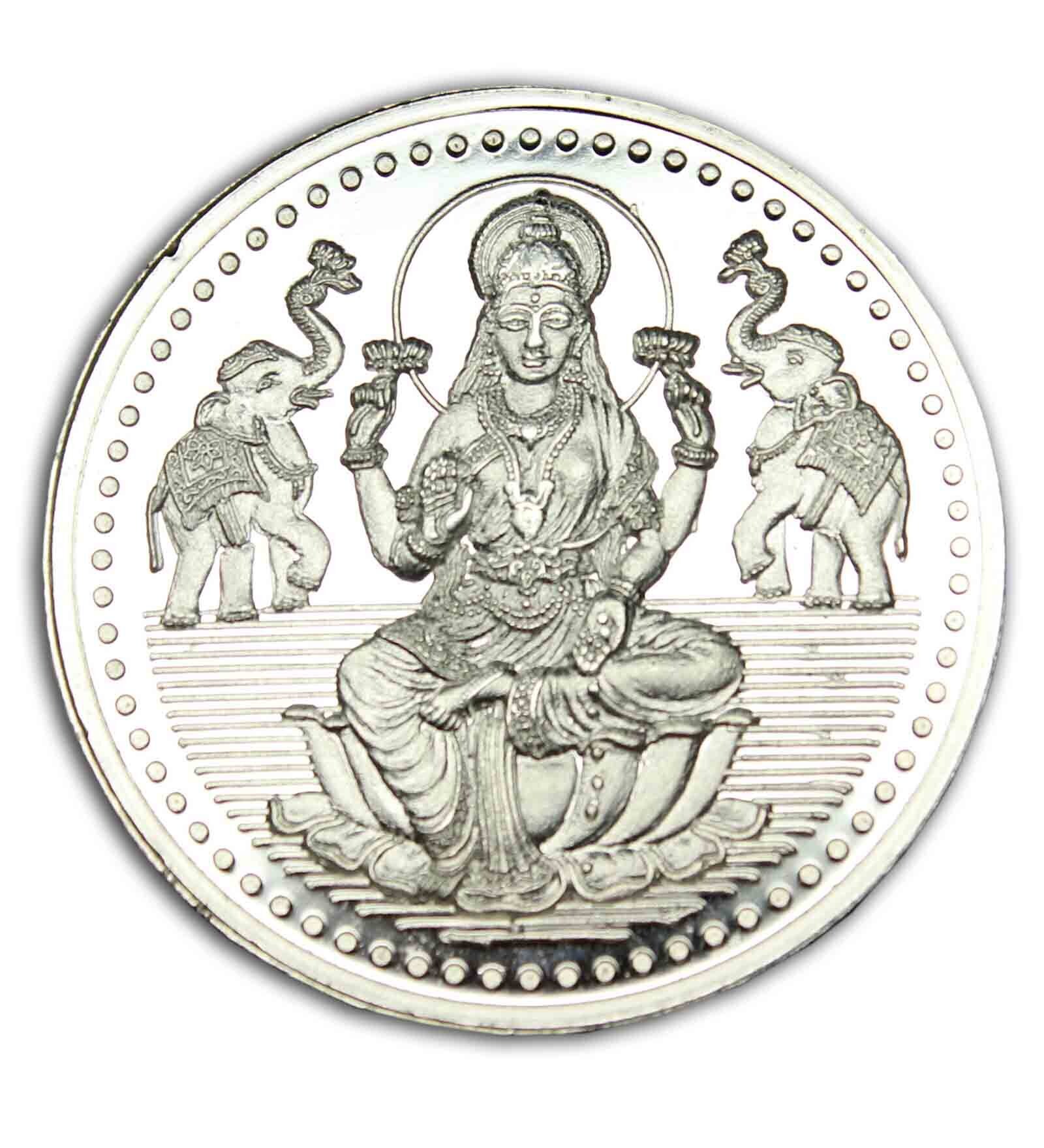 10 Grams Goddess Lakshmi (999) Silver Coin