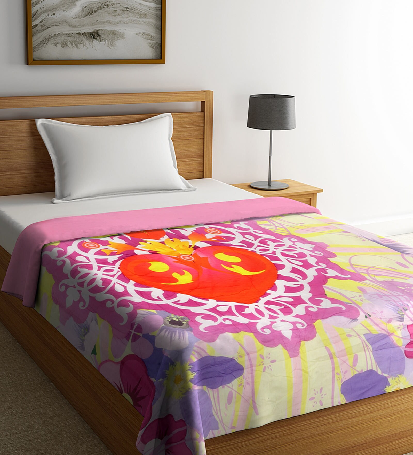 Buy 100 Organic And Chemical Free Cotton 150 GSM Ac Room Single Bed