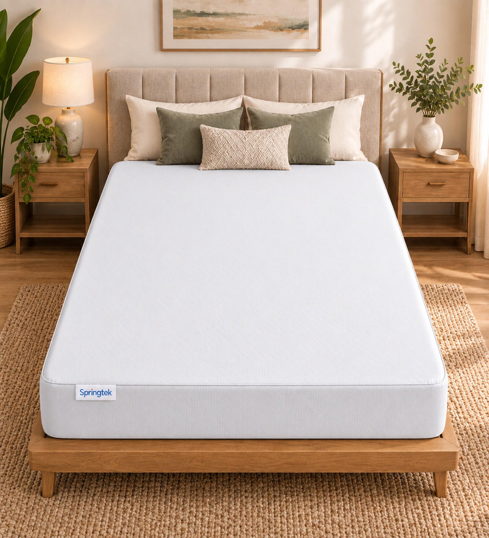 100% Waterproof Breathable and Non-Allergenic Premium Cotton Mattress Protector (75x72) King Size