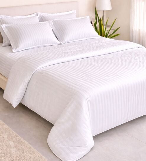White 100% Pure Bamboo Single Duvet