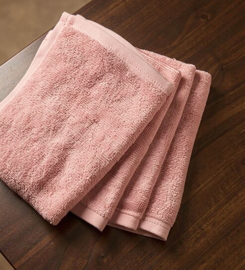 Blush 100% Pure Bamboo Terry Face Towel Set Of 4-image-21