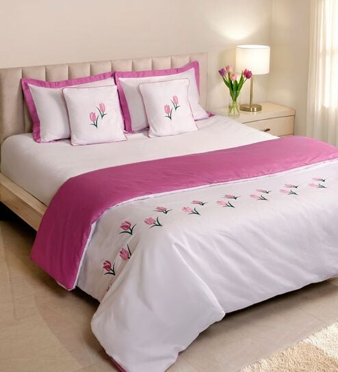 Lavender 1000 Tc Cotton Reversible Single Duvet
