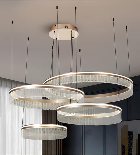 104W Smart LED Chandelier with 115 cm Diameter