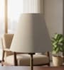 10-Inch Beige Fabric Conical Lampshade