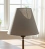10-Inch Beige Fabric Conical Lampshade