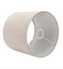 10-Inch Beige Fabric Drum Lampshade