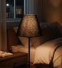 10-Inch Black Fabric Conical Lampshade