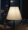10-Inch Cream Fabric Conical Lampshade