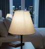 10-Inch Cream Fabric Conical Lampshade