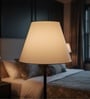 10-Inch Cream Fabric Conical Lampshade