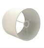 10-Inch Cream Fabric Drum Lampshade