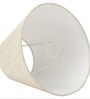 10-Inch Cream Texture Fabric Conical Lampshade