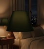 10-Inch Dark Green Fabric Conical Lampshade