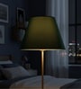 10-Inch Dark Green Fabric Conical Lampshade