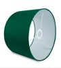 10-Inch Dark Green Fabric Drum Lampshade