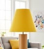 10-Inch Dark Yellow Fabric Conical Lampshade