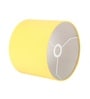 10-Inch Dark Yellow Fabric Drum Lampshade