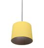 10-Inch Dark Yellow Fabric Drum Pendant Light