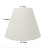 10-Inch Flex Fabric Conical Lampshade