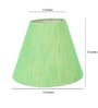 10-Inch Green Texture Fabric Conical Lampshade