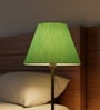 10-Inch Green Texture Fabric Conical Lampshade