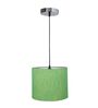 10-Inch Green Texture Fabric Drum Pendant Light
