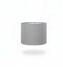 10-Inch Grey Fabric Drum Lampshade