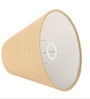 10-Inch Natural Jute Fabric Conical Lampshade