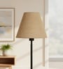 10-Inch Natural Jute Fabric Conical Lampshade