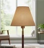 10-Inch Natural Jute Fabric Conical Lampshade