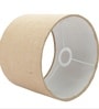 10-Inch Natural Jute Fabric Drum Lampshade