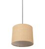 10-Inch Natural Jute Fabric Drum Pendant Light