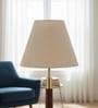 10-Inch Premium Jute Fabric Conical Lampshade