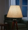 10-Inch Premium Jute Fabric Conical Lampshade