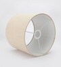 10-Inch Premium Jute Fabric Drum Lampshade