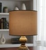 10-Inch Premium Jute Fabric Drum Lampshade